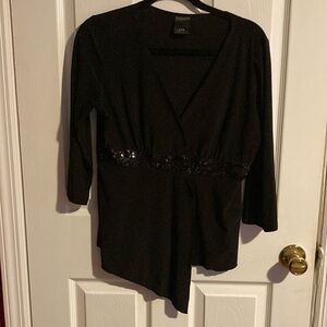 Woman’s top - black with sequins